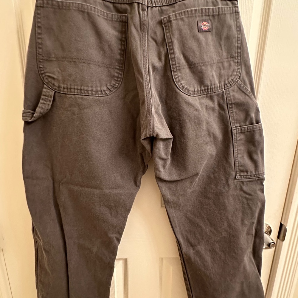 Dickies Gray Cargo Pants Relaxed Fit Utility